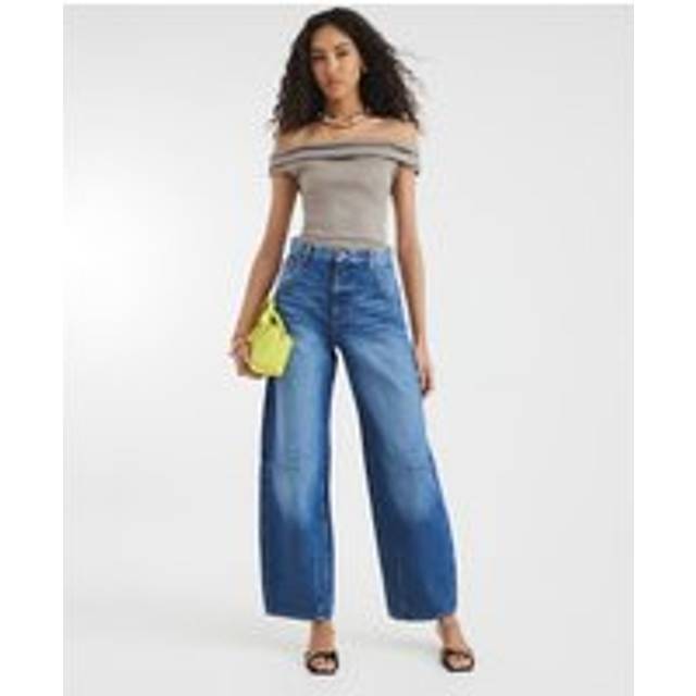 River Island Womens Blue Balloon Leg Jeans - 10R