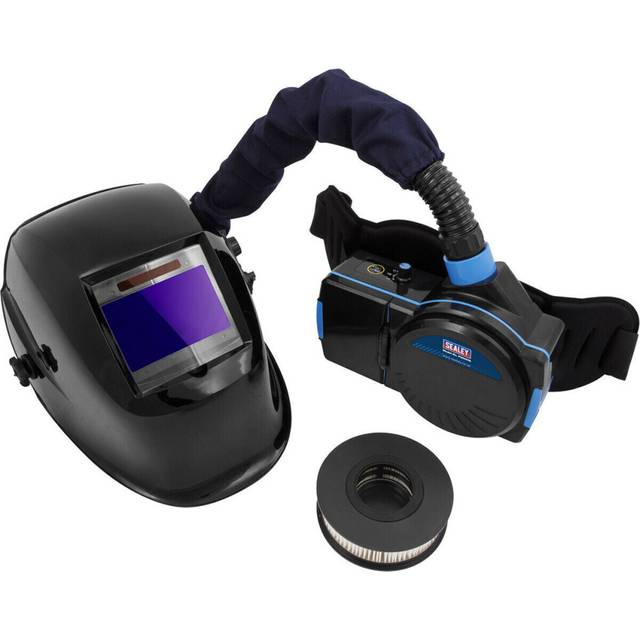 Auto Darkening Welding Helmet - Powered Air Purifying Respirator - 5 To 13 Shade