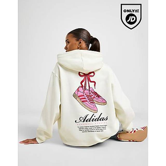 adidas Originals Spezial Bow Hoodie - White - Womens - XS