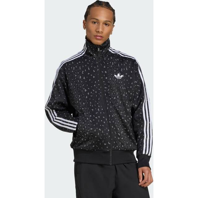 Adidas 'Firebird Loose Leo' Zip Sweatshirt - Black