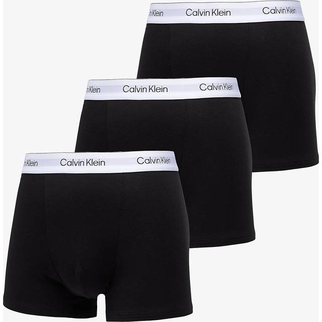 Men's Calvin Klein 3 Pack Mens Relaxed Dart Trunk - Black - Size: 5/5.5/6.5/7/6/7.5