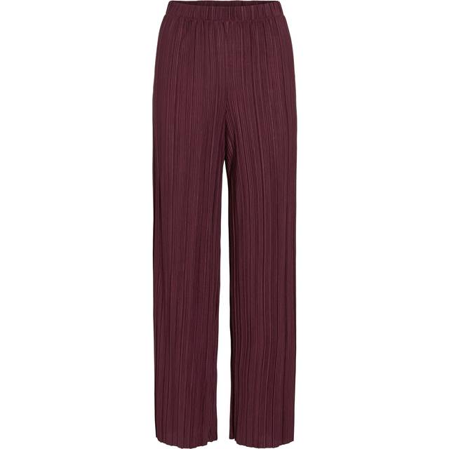 Ribbed Wide-leg Trousers