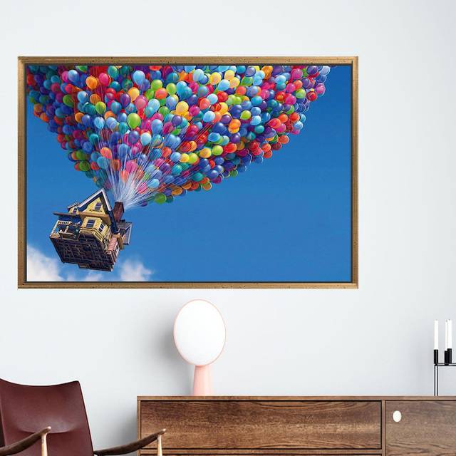 Print on Canvas - Gold Floater Framed (40 cm H x 60 cm W)