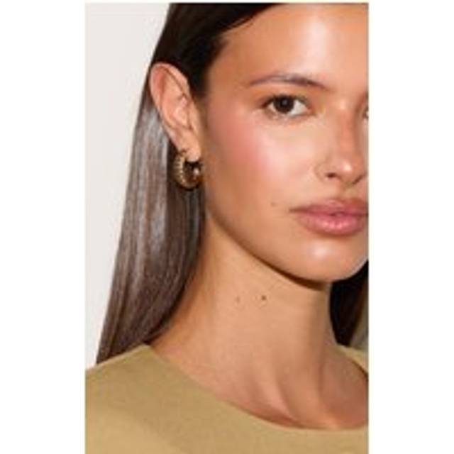 Gold Small Hoop Earrings Multi-Pack, Yellow - One Size