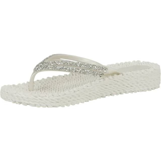 ILSE JACOBSEN Flip Flop On Platform Sole |Vit |40