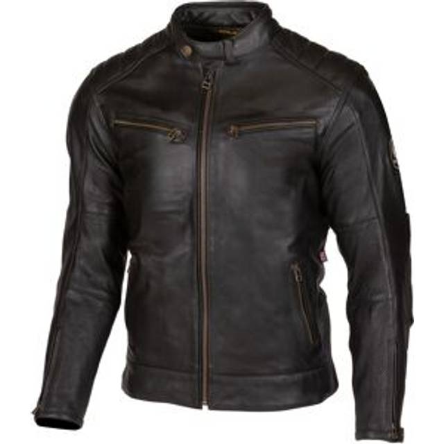 Merlin Chase II D3O Motorcycle Leather Jacket, black, Size 44 for Men