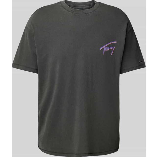 Tommy Jeans Faded Graphic T-Shirt - Black - Size L