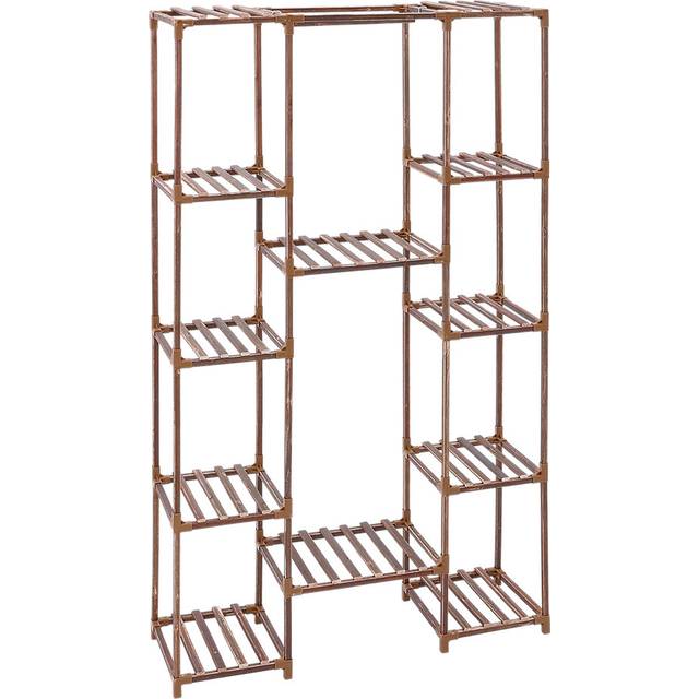Multi-tier Wood Plant Stand - Brown (158cm H X 98cm L X 29.5cm D)