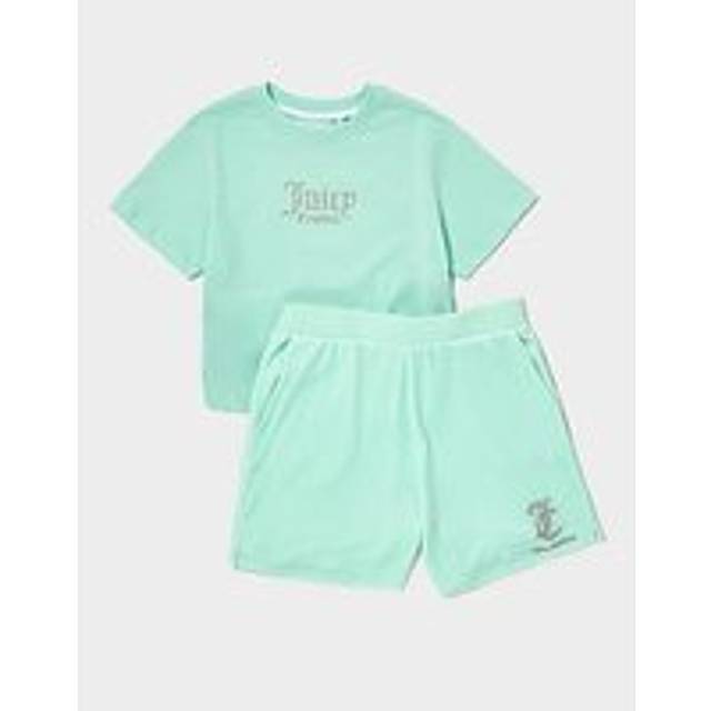 JUICY COUTURE Girls' Baby T-Shirt/Shorts Set Junior - green - 12-13Y