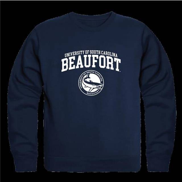 W Republic 568-383-NVY-02 South Carolina State University Beaufort Sand Sharks Seal Crewneck Sweatshirt, Navy - Medium