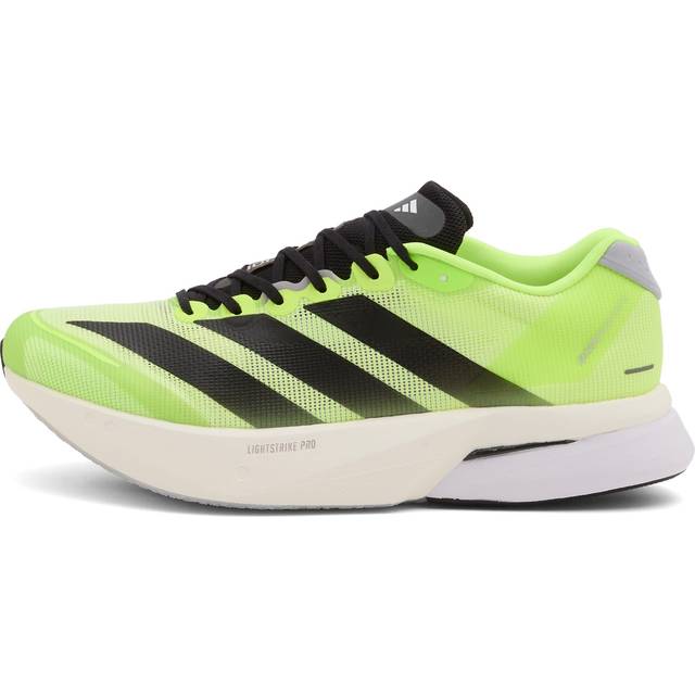 adidas Adizero Boston 13 - Löparskor - Herr Lucid Lemon / Core Black / Halo Silver 44