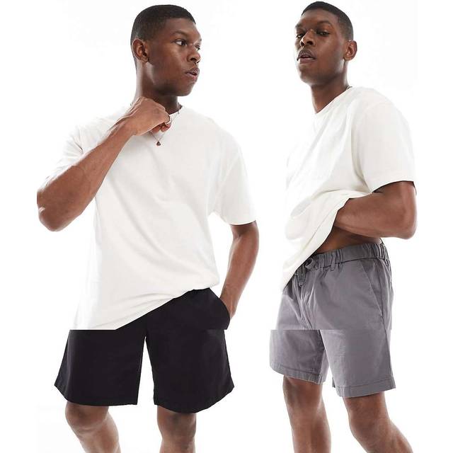 Jack & Jones Jaiden Campaign Hybrid Shorts 2Pk - Castlerock, Castlerock, Size 2Xl, Men - 2XL