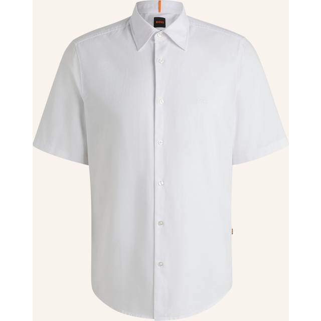 Regular-fit shirt in Oxford cotton - White