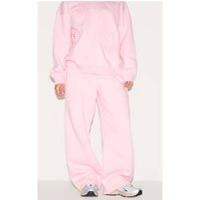 Petite Pink Wide Leg Joggers, Pink - 4