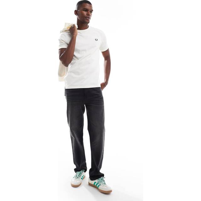 T-shirt Fred Perry Ringer - Beige - S