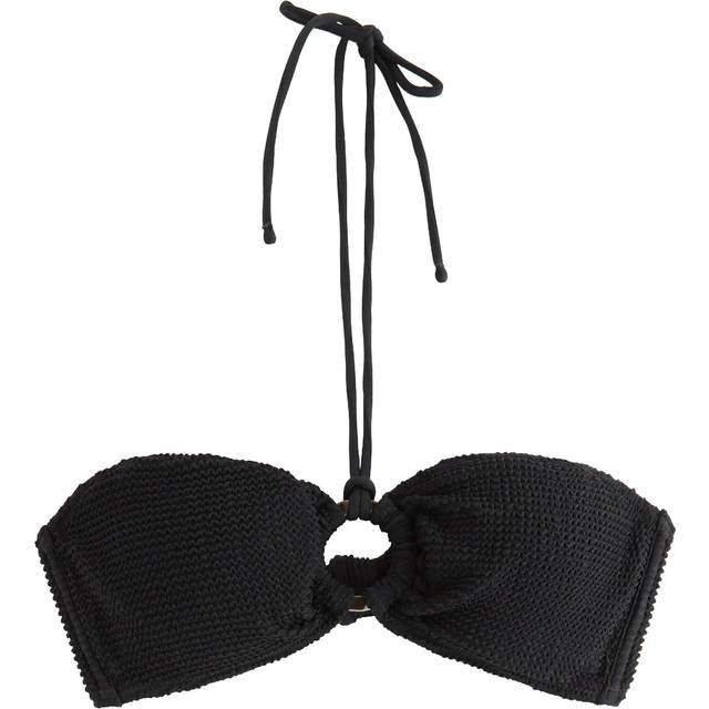 LINDEX Bra Bandeau Brie Crepe |Svart |M