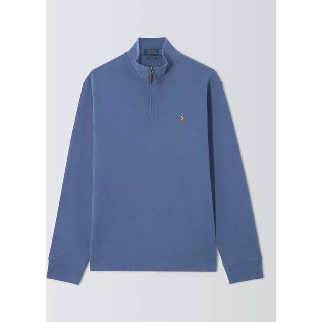 Polo Ralph Lauren Cotton Quarter-Zip Sweatshirt - Blue