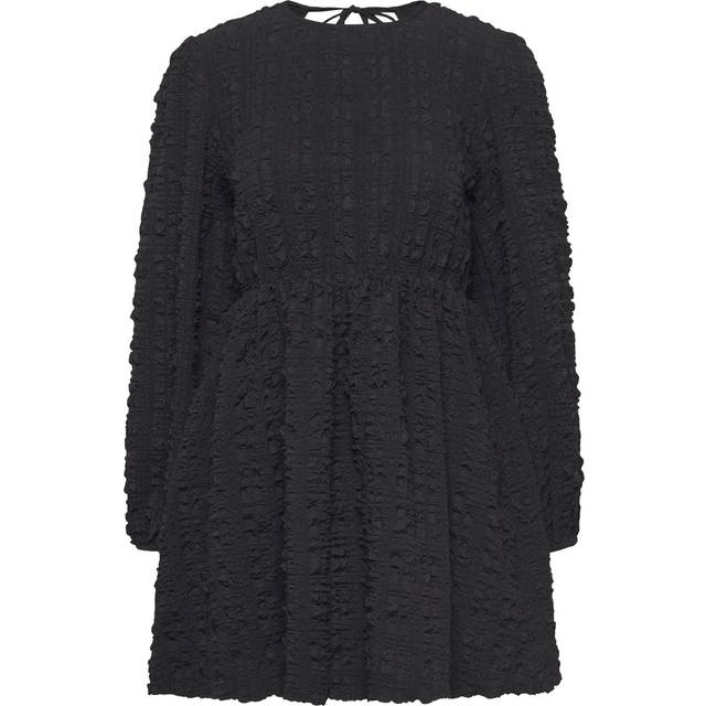 GINA TRICOT Open Back Dress |Svart |XS