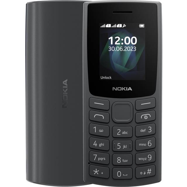 SIM Free Nokia 105 Mobile Phone - Charcoal
