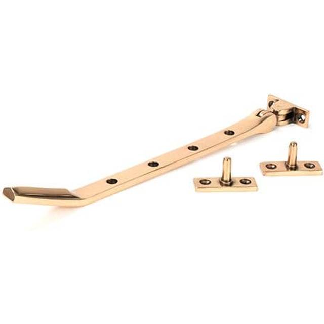 From The Anvil Polished Bronze Art Deco 10" Stay, Brown
