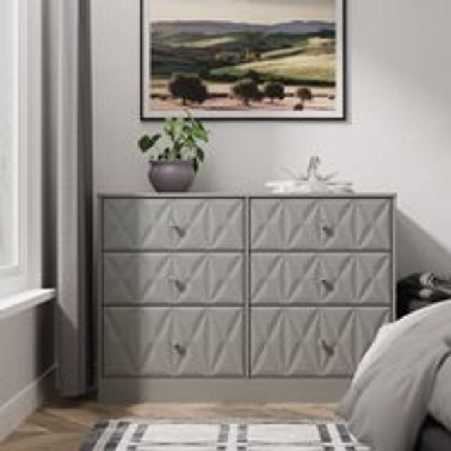Swift Florence Ready Assembled Deep 4 Drawer Chest - White Gloss