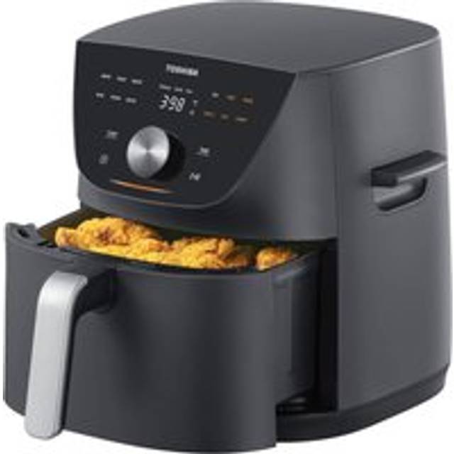 TOSHIBA 7.4L Large Air Fryer with 12 Preset Menus - Black - One Size