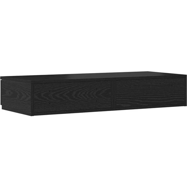 Bloomsbury Market Bed Drawers - Made From Engineered Wood Black 16.5 H x 90 L x 36.5 W cm