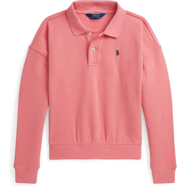 Girl's Ralph Lauren Girls Polo Sweatshirt in Pink - Size: US 6 - uk 6 yrs