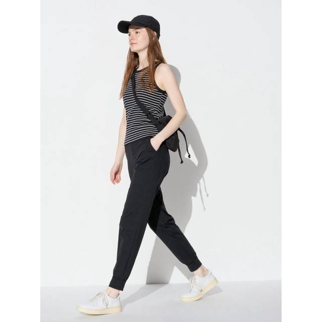 (09 BLACK/S) Uniqlo Japan Ultra Stretch Airism Jogger Pants  Long Length 71 73cm