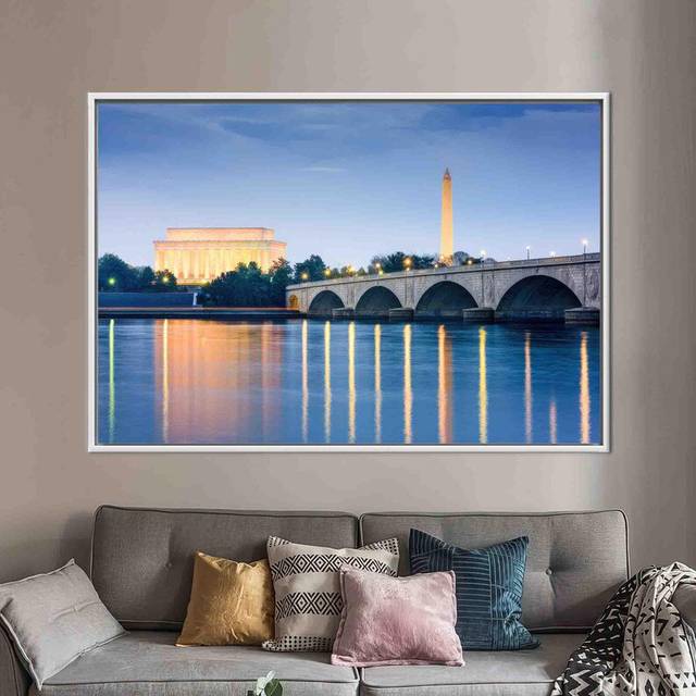 Print on Canvas - White Floater Framed (25 cm H x 35 cm W)