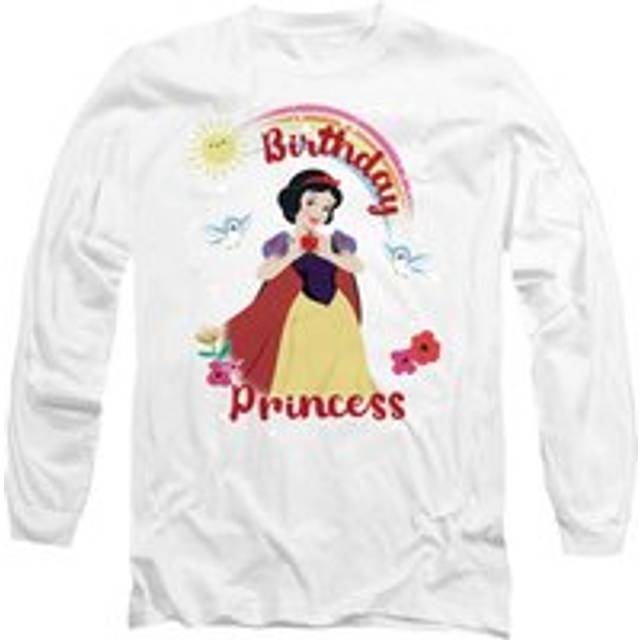 Snow White Birthday Princess And Friends Long Sleeve T-Shirt, White