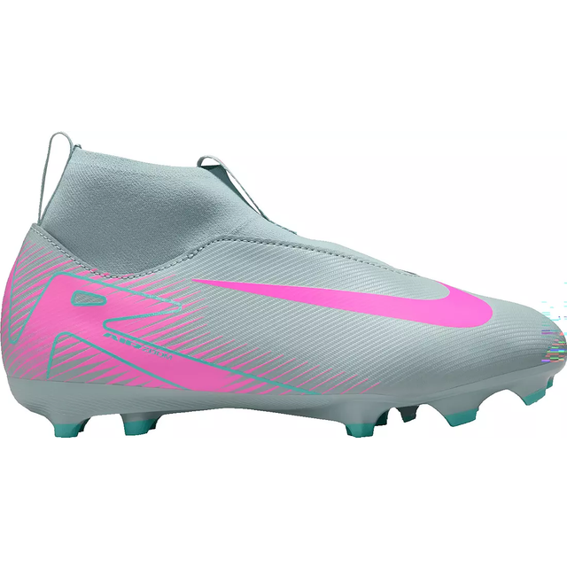 Nike Jr. Mercurial Superfly 10 Academy Younger/Older Kids' Multi-Ground High-Top Football Boot - Grey - 4.5