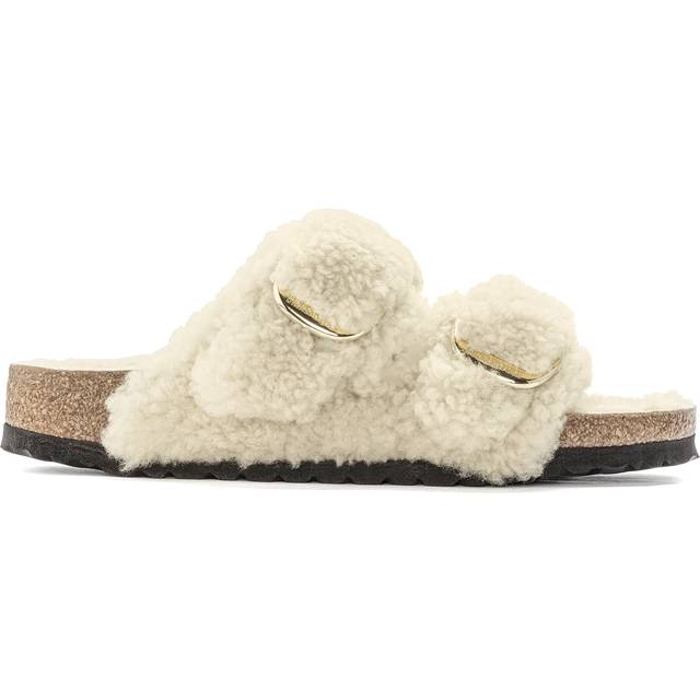 Birkenstock Arizona Slim-Fit Shearling Sandals - UK 5.5 - Beige