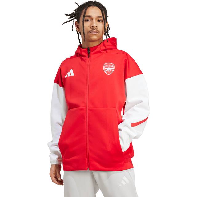 Arsenal Jacka Anthem - Better Scarlet/vit - adidas - ['Vit', 'Röd'] (Medium)