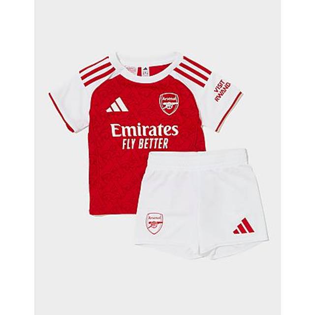 '25-'26 Arsenal Home Baby Kit Toddler's Red 3-6 Mo Polyester Made By: Adidas