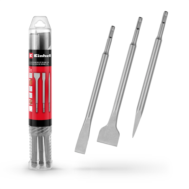 Einhell 3 Piece SDS Plus Chisel Set