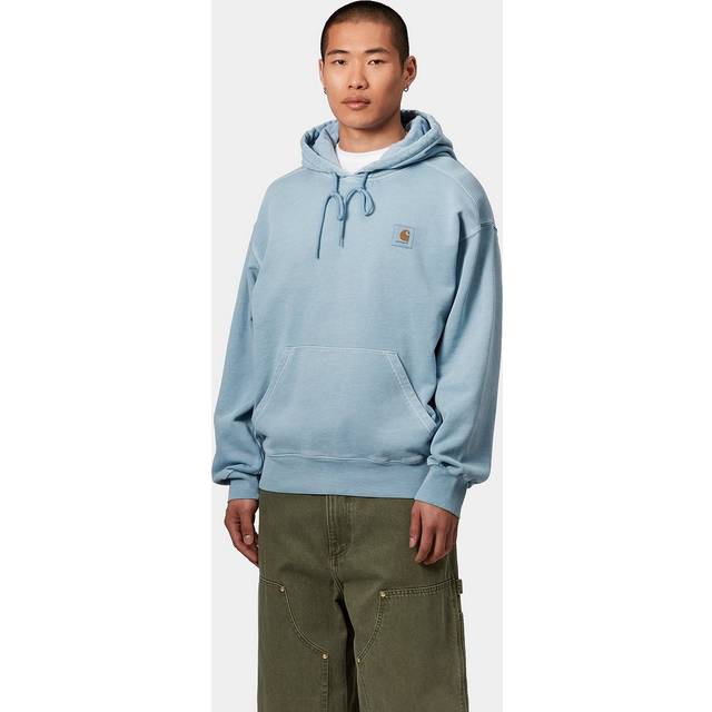 Sweatshirt Carhartt WIP Hooded Nelson Sweat UNISEX Clay Blue Garment Dyed S (S)