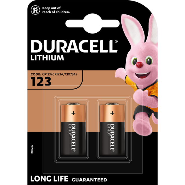 Duracell CR123 Battery - 2 pcs.