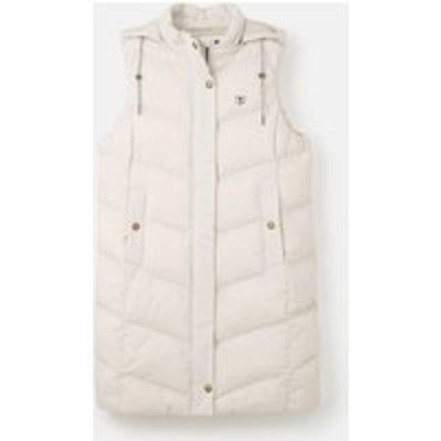 Savannah Long Gilet - Light Beige - 14