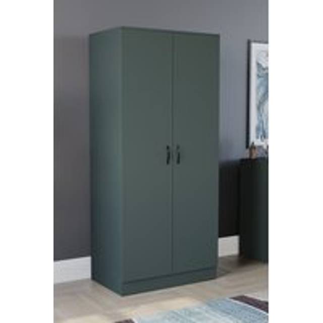 Vida Designs Riano 2 Door Wardrobe MDF - Green - One Size