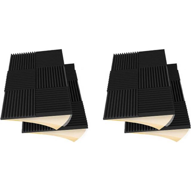 36 Pieces Acoustic Foam Panel Self-Adhesive,Acoustic Panel,Sound Insulation Pad,Reduce Noise,for Studio Home Office