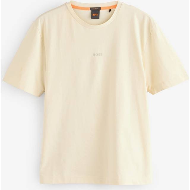 Men's BOSS Relaxed Fit TChup T-Shirt Open Yellow - Tan - Size: 38