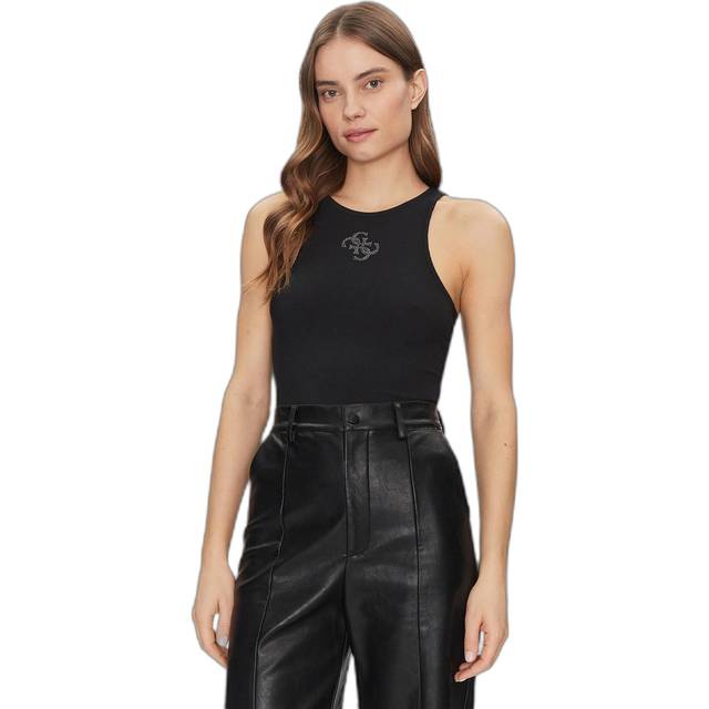 Women's round-neck tank top Guess Guendalina - Noir - S