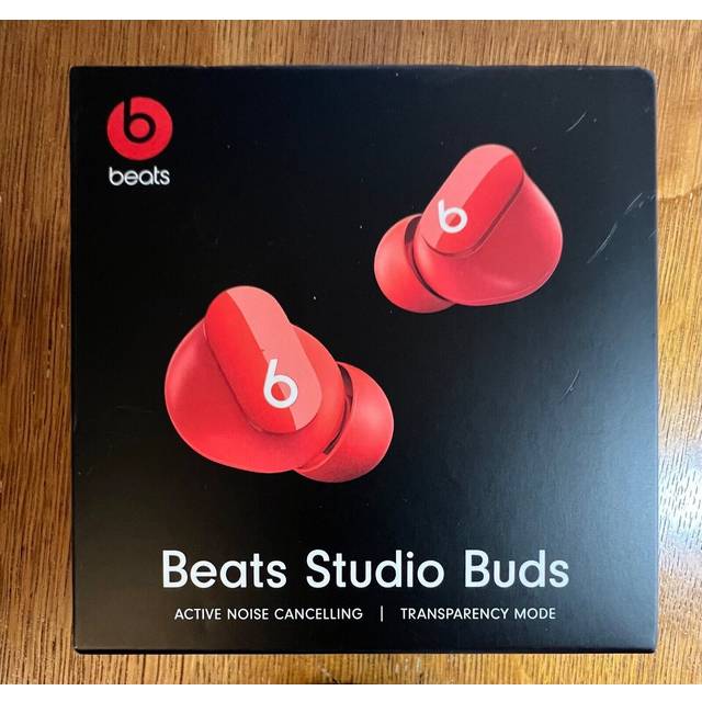 Refurbished Beats Studio Buds Totally Wireless Noise Cancelling Earphones - Red