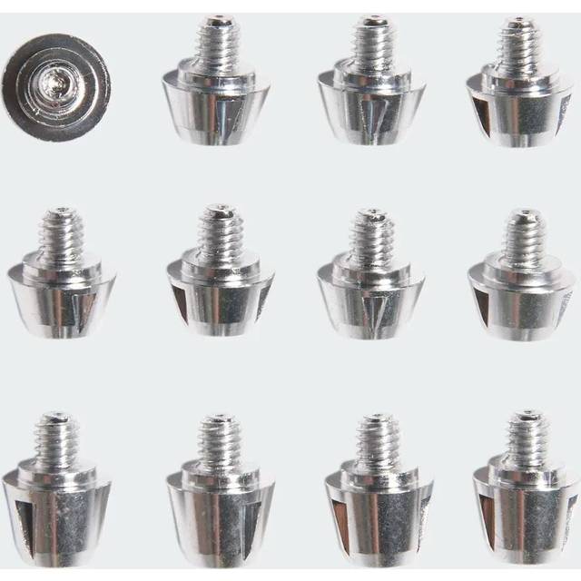 Aluminium Screw-on Studs 8-11 mm - Silver