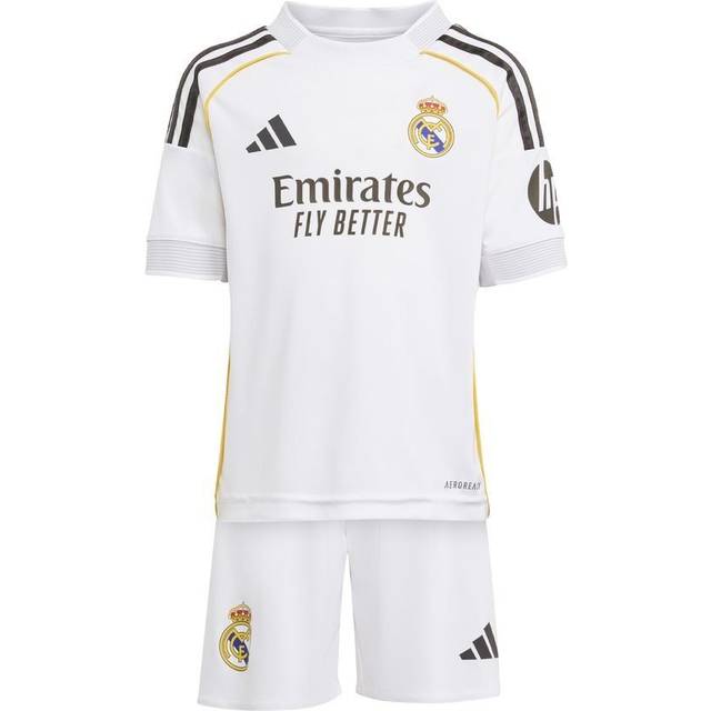 Adidas Real Madrid Home Mini Kit 2025/2026 Colour: White, Size: 4-5 years
