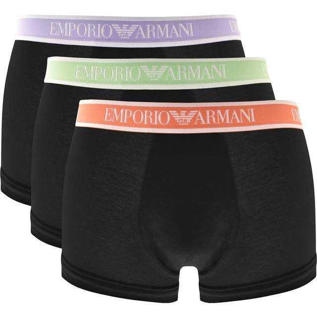 3-Pack Trunk Boxer Black - L