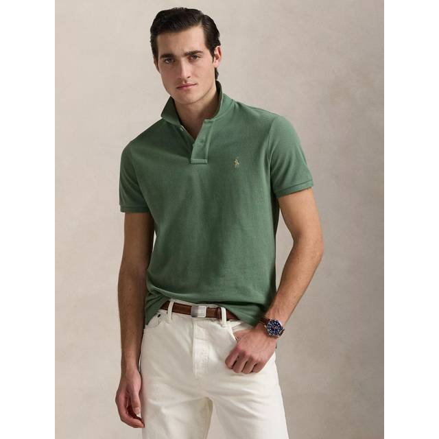 Polo Ralph Lauren  Polo shirt POLO AJUSTE DROIT EN COTON BASIC MESH  - EU S - Green - EU S