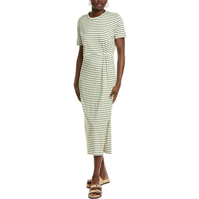 Vince Camuto Pleated Side T-Shirt Dress