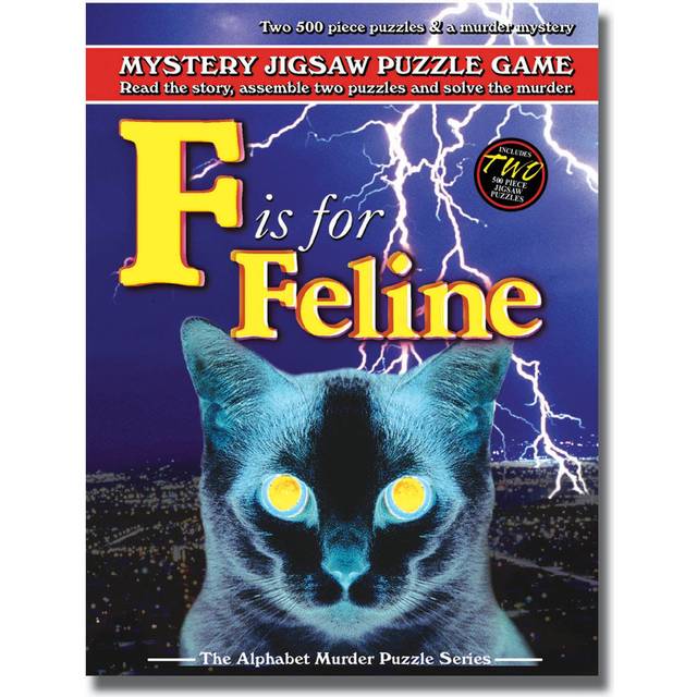 F is for Feline Murder Mystery Jigsaw Puzzle: 1000 Pcs